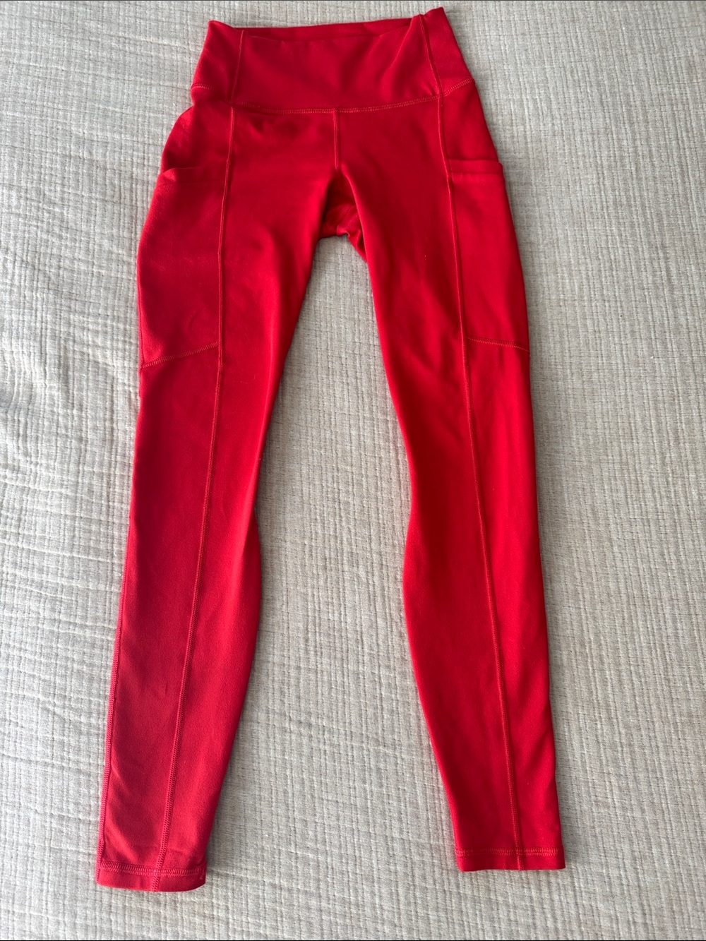 Fabletics PowerHold Bold Red Active Leggings